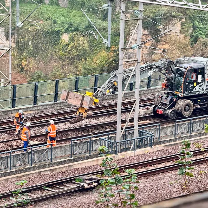 Travaux ferroviaires luxembourg